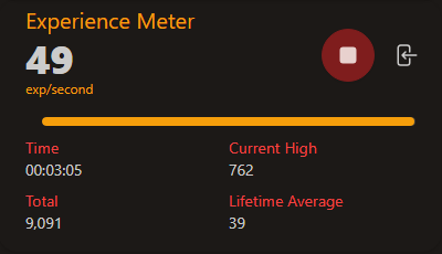 Experience Meter